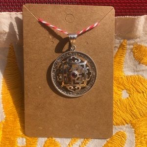 Sterling Silver & Garnet Mandala